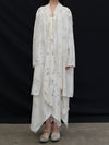 Mutedance 25 Spring/Summer Linen/Silk Printed Long Skirt MD-MD25SS115-HOARY MD25SS113